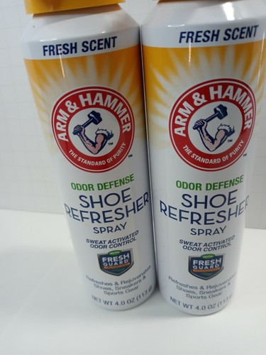 Arm & Hammer Odor Defense Fresh Scent Shoe Refresher Spray 4.0 Oz EA (2pk) - Picture 2 of 3