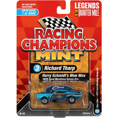 Racing Champions 1/64 Blue Max 1973 Ford Mustang NHRA Funny Car