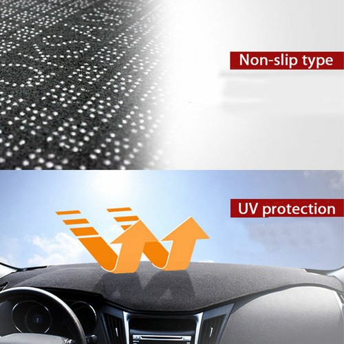 Car Dash Sun Cover Mat Pad Carpet Black/Red For Ssangyong Tivoli 2015+ SS13 - Bild 5 von 7