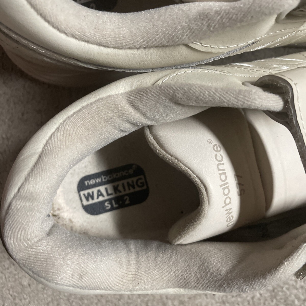 New Balance 577 Walking Shoes Mens Size 10.5 Bone Leather