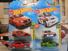 Hot Wheels HONDA LOT 4 16 CIVIC TYPE R 98 PRELUDE 17 ACURA NSX 85 CITY TURBO II