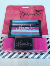 Brand New In Packet Girls 8 to 16 Years Genuine Mambo Brand Wallet  Belt Set