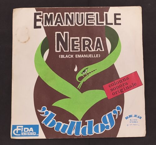 Bulldog ‎– Emanuelle Nera - Black Emanuelle (Colonna Sonora Originale) vinile 45 - Zdjęcie 1 z 4