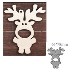 Christmas Reindeer Metal Cutting Dies Cut Die Decoration Scrapbook Craft Card