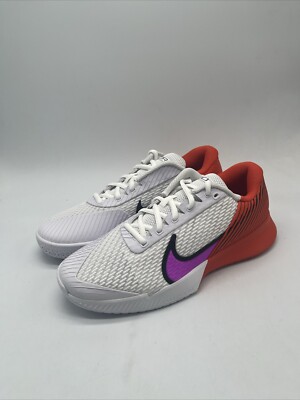 Nike Zoom Vapor Pro 2 HC White/Red Tennis Shoes DR6191-100  display picture 2