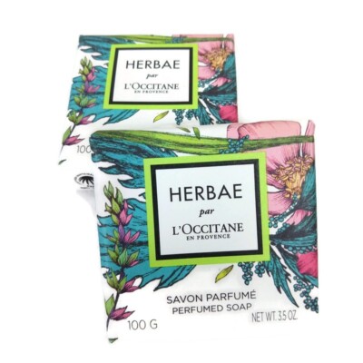 L Occitane Discontinued  Herbae Perfumed Soap 100G X 2 New Sealed
