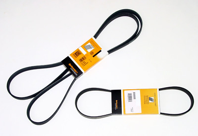 Alternator AND A/C Compressor Drive BELT KIT SET For BMW 2009 2010 2011 ...