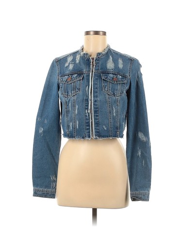 BBJ Los Angeles Women Blue Denim Jacket 