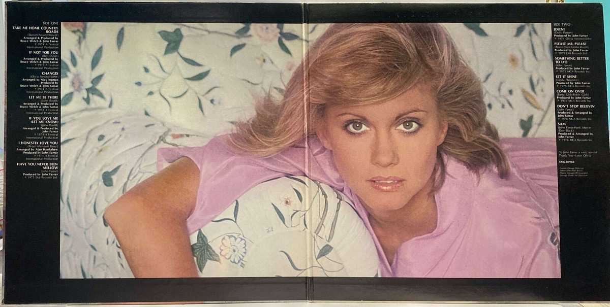 Olivia Newton-John's Greatest Hits - JAPAN VINYL Insert - EMS