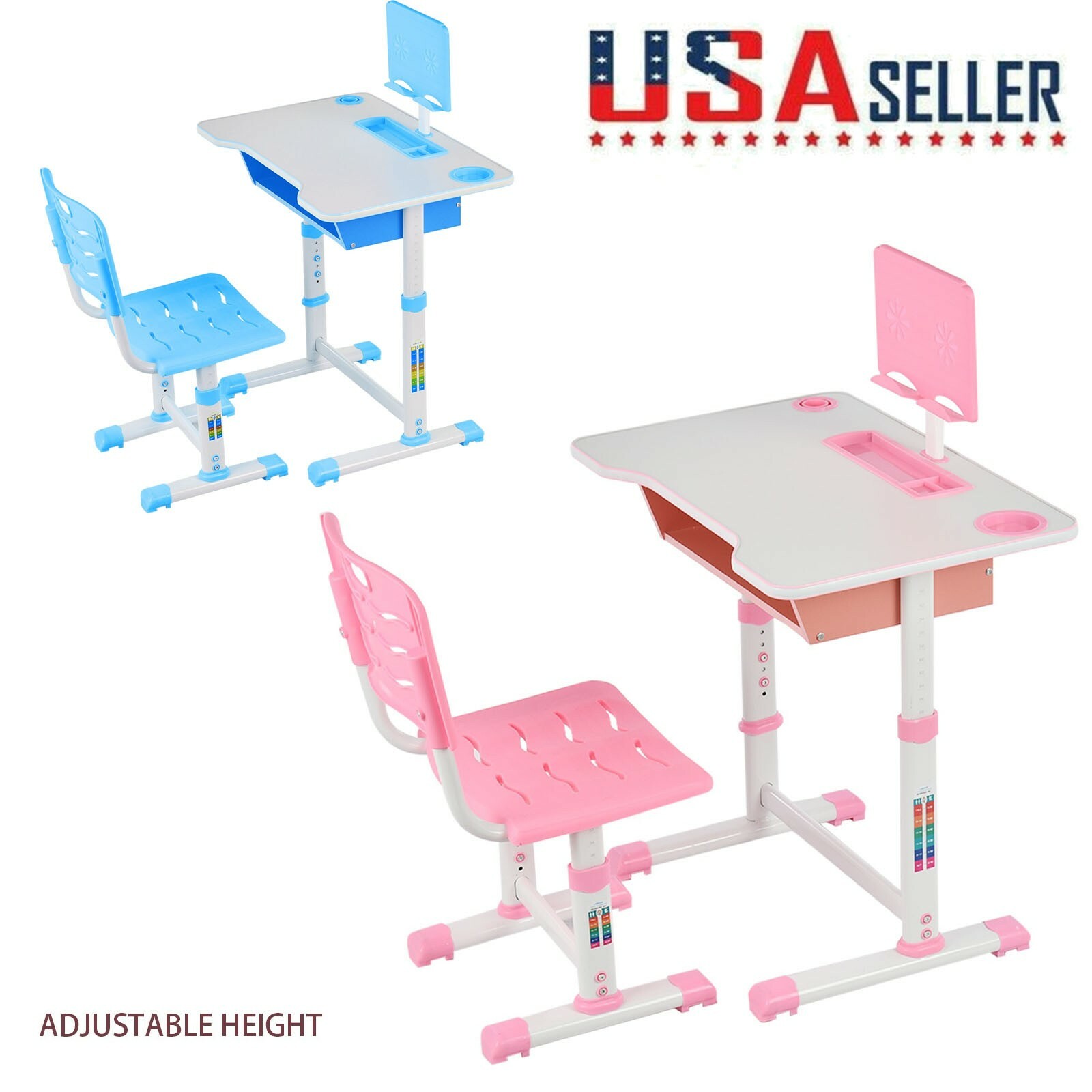 folding study table chair set