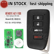 HYQ14FBA for Lexus ES350 2013 2014 2015 2016 2017 Car Remote Smart Key Fob 0020