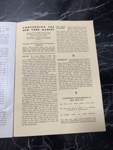 Lady Precious Stream Helen Chandler Bramwell Fletcher 1936 Broadway Playbill - Imagen 11 de 12