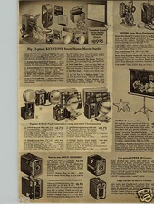 1950 PAPER AD Camera Kodak Brownie Box Hawkeye Duaflex Reflex Ansco Spartus
