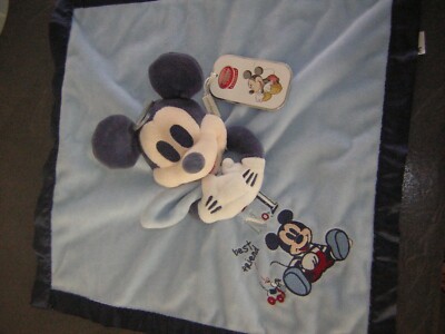 DISNEY STORE MICKEY MOUSE MY No 1 BEST FRIEND BETTDECKE WEICHES SPIELZEUG