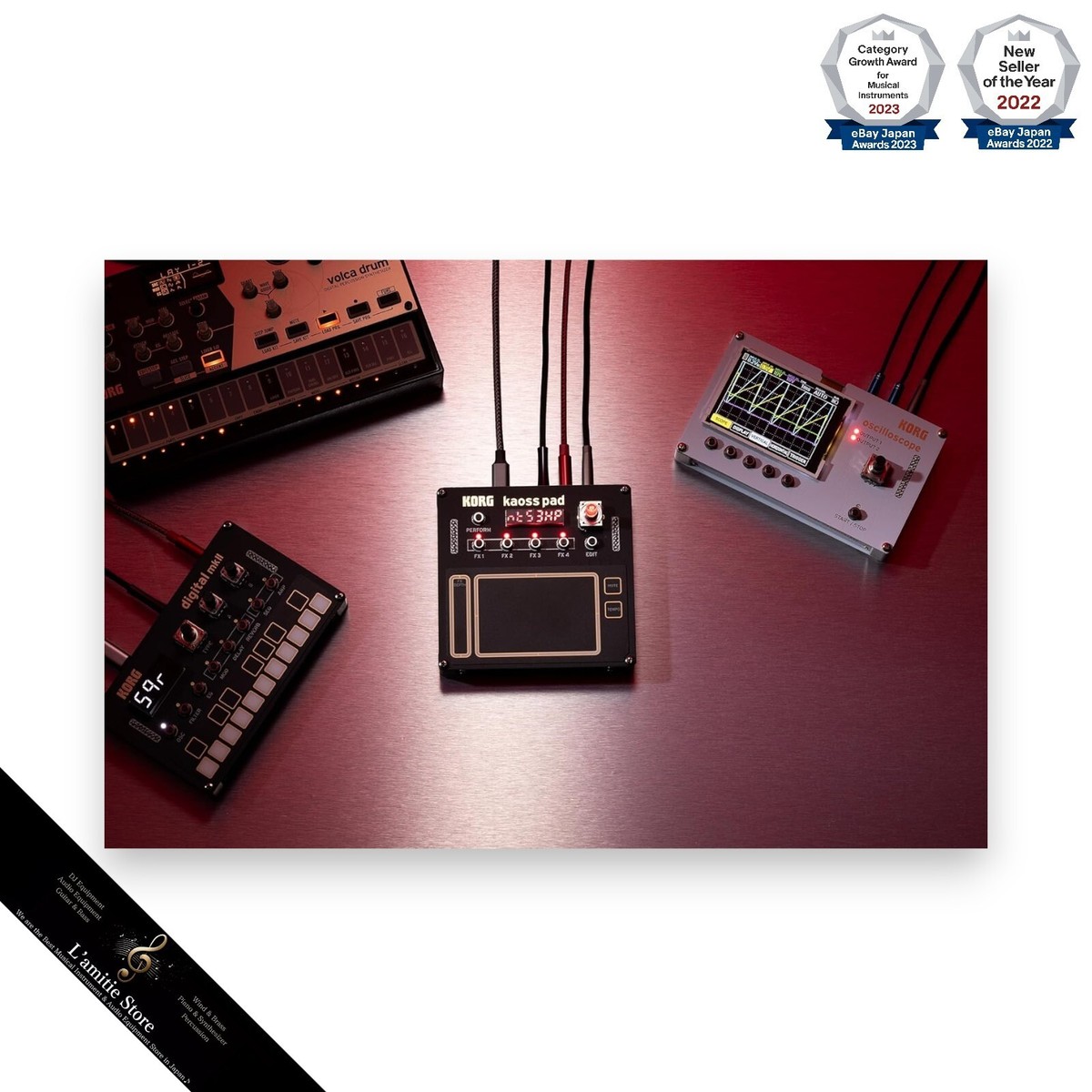 KORG Kaoss Pad Kit NTS-3 DIY Synthesizer Programmable Effect KORG Kaoss Pad Kit NTS-3 DIY Synthesizer Programmable Effect