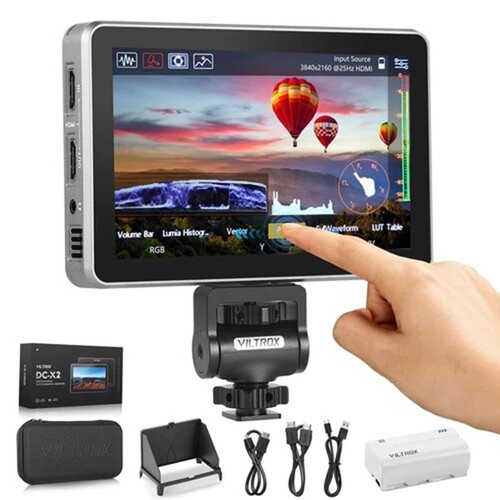 VILTROX DC-X2 6 inch FHD HDMI IPS Touch-Screen 4K Camera Video Monitor 1920x1080