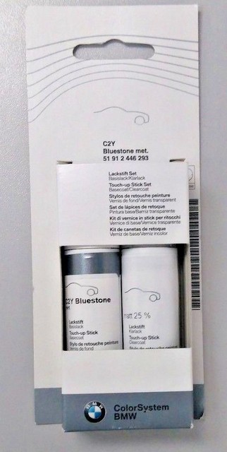 Genuine BMW Color System Touch Up Paint Bluestone Metallic C2Y ...