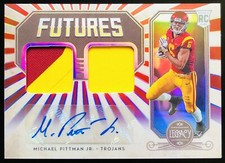 2020 Michael Pittman Jr /100 AUTO DUAL JERSEY PATCH RC RUBY FUTURES Legacy Colts