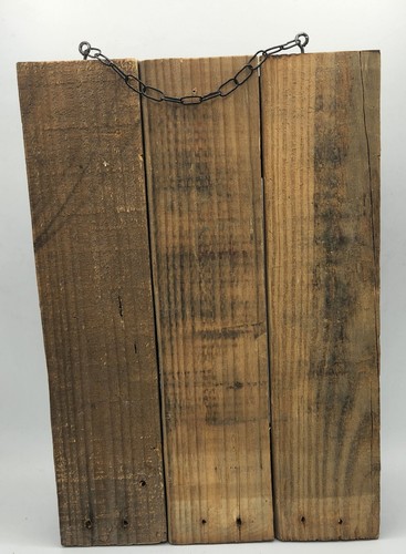 Rustic Wood Wall Sconce Made From Reclaimed Pine Wood - Picture 2 of 6