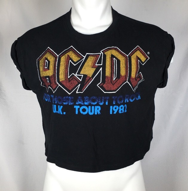 ac dc crop top forever 21