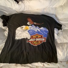  RARE VTG SINGLE STITCH FUN WEAR HARLEY DAVIDSON TSHIRT LG LICENSED SCARCE