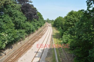 PHOTO  REEDHAM JUNCTION A VIEW OF THE TRACKS EAST OF REEDHAM RAILWAY STATION THE