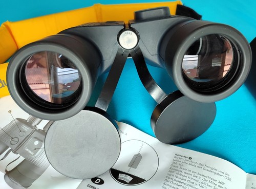BINOCOM Marine-Fernglas 7x50 (mit Schwimmgurt, Tasche, Putztuch u. Anleitung) - Bild 5 von 14