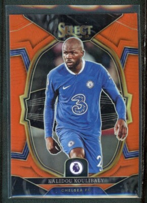 2022-23 KALIDOU KOULIBALY 77/99 PANINI SELECT PREMIER LEAGUE TERRACE ORANGE