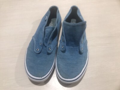 Vans Mens Blue Canvas Skate Casual shoes Size 4 (see Condition) shoes1