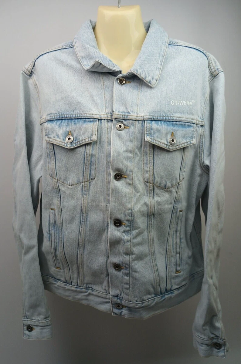 Off white denim cheap jacket price