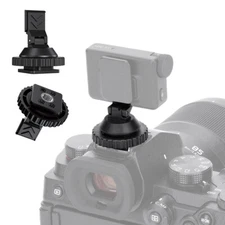JJC (2 PCS) Cold Shoe Mount Adapter with 1/4-20 for DJI Mic Mini to Camera Cages