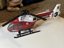 2013 Tonka Rescue Force Fire Rescue Helicopter Red And White With Lights/sound
