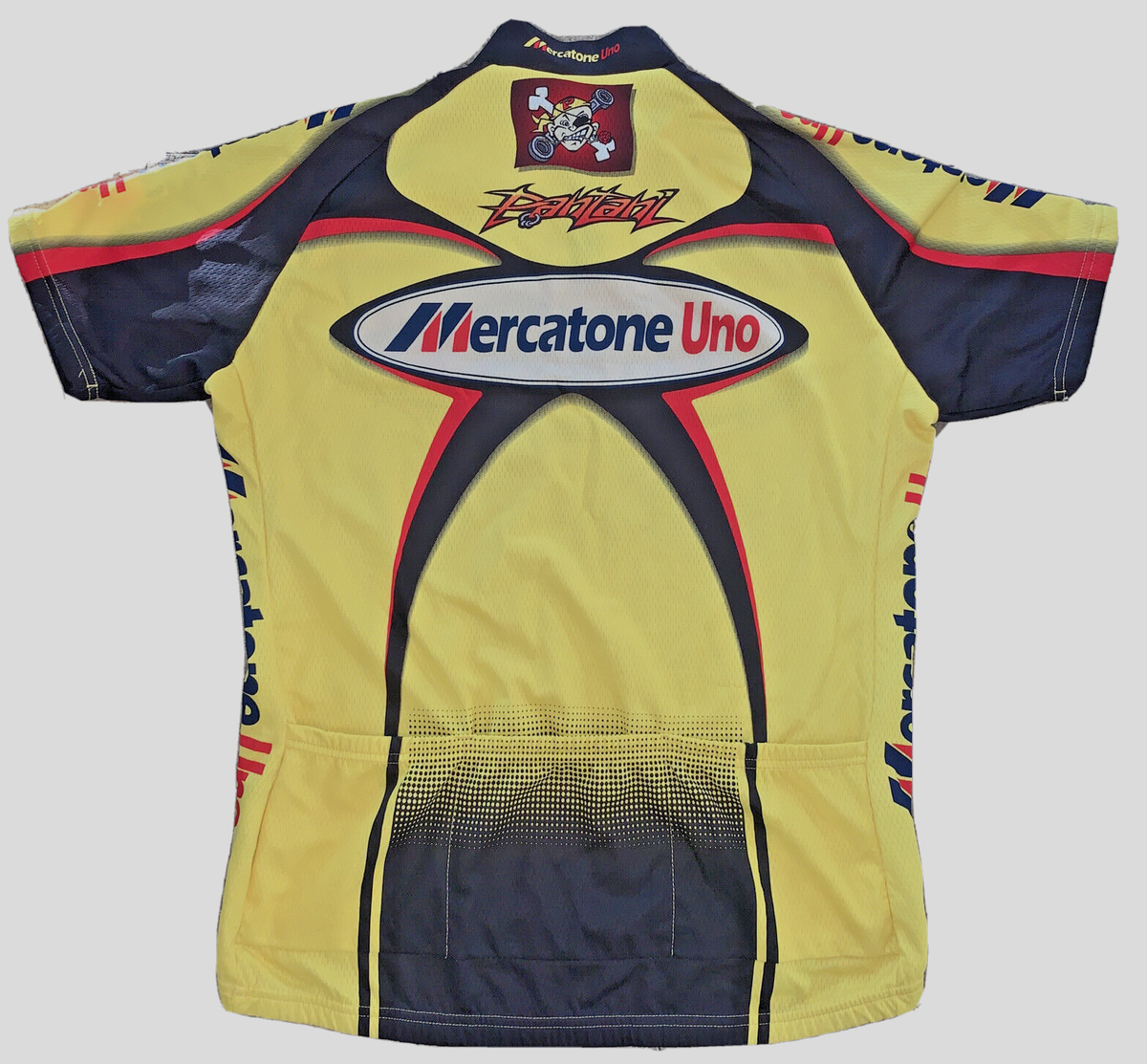 Maillot Cycliste Biemme Mercatone Uno Marco Pantani - Taille XL - Jaune