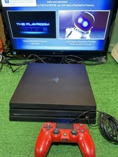 Sony PlayStation PS4 Pro 1TB Console Bundle Model CUH-7215B Works A+ Condition