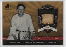 2006 SP Legendary Cuts Baseball Chronology Materials Joe Cronin #BC-CN HOF 1t3