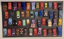 Huge Disney Pixar Cars Diecast Plastic Lot Of 50 Mattel Cars Lightning McQueen 