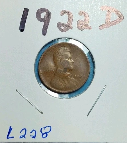 1922D Lincoln Cent / Good to Very Good G VG with Details / Low Shipping