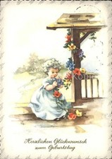 Geburtstag Kind Blumen 