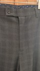 Lauren Ralph Lauren Black Label Dress Pants Mens 34x34 Blue Plaid Flat Front #40 — photo 3