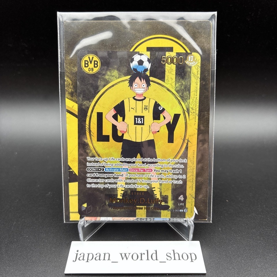 ルフィ ドルトムント BVB ドイツ 英語 海外 ワンピース sn720 PSA10】BVB ルフィ ドルトムント ドイツ プロモ 英語 海外