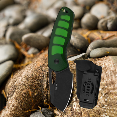 Kizer Hornet Fixed Knife 14C28N Blade Acrylic Handle + Sheath Camping 1074A2