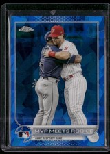 2022 Topps Chrome Sapphire Edition #367 MVP Meets Rookie