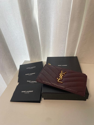 Yves Saint Laurent Kartenetui mit Reißverschluss Damen Accessoires:...