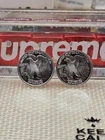 2x Walking Liberty 1/10 oz .999 Silver Rounds – 2/10 oz Total  Fractional Silver