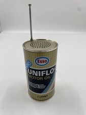 Radio Portatile Vintage Pubblicitaria Anni 60 Lattina Olio Esso Philips