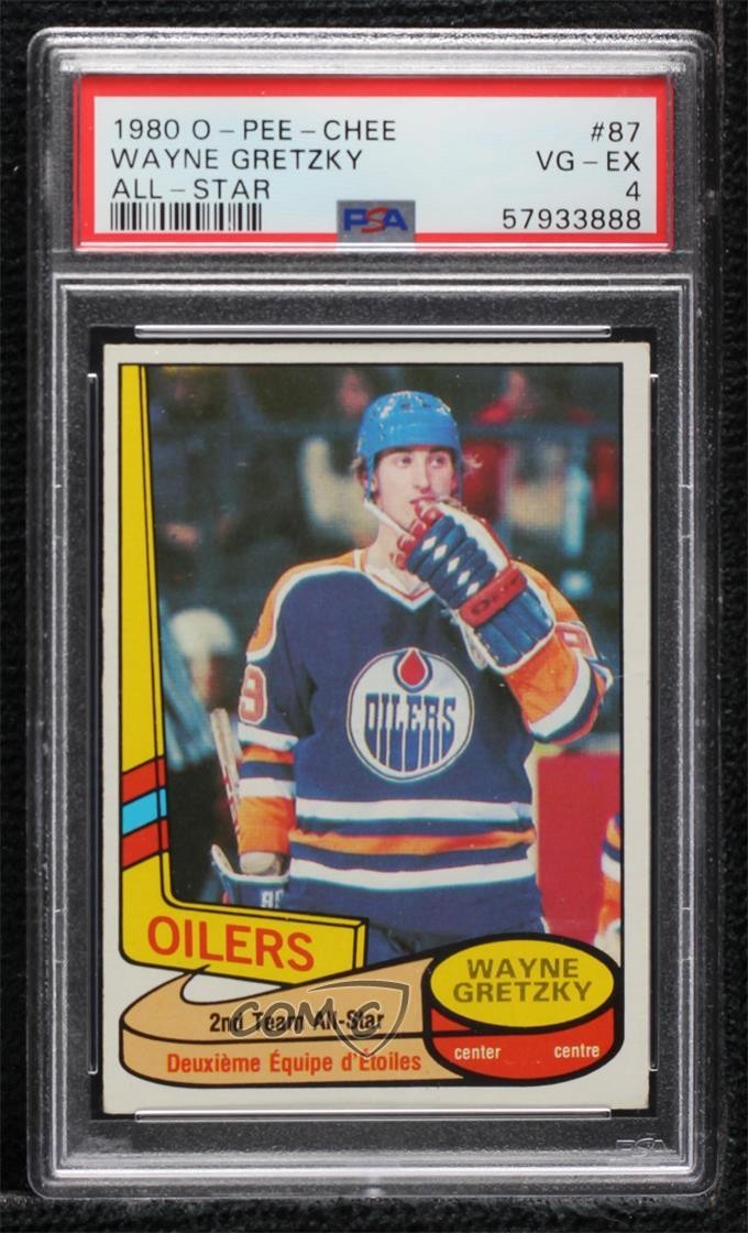 1980-81 O-Pee-Chee All Star Wayne Gretzky #87 PSA 4 HOF t3w