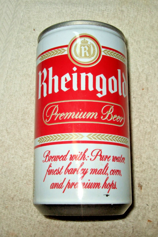 Rheingold Premium Beer Can