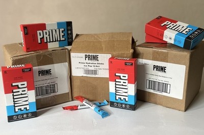 New/sealed! - 3 boxes Prime Hydration+ Electrolyte Drink Mix Ice Pop- exp 2025