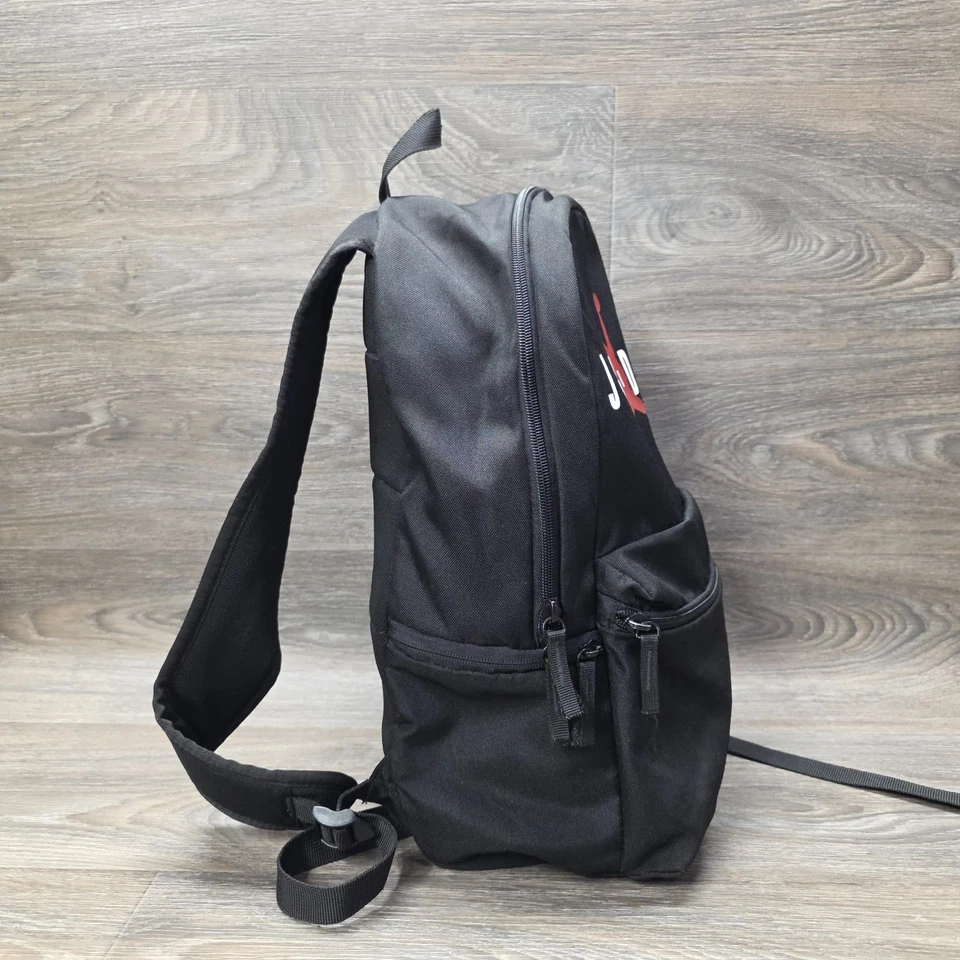 Jordan Jumpman Backpack Big Boys Black Red Large Logo School Clean W Keychain - Image 4 of 4