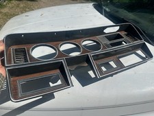 81-93 Dodge Ram Pickup Truck Ramcharger Dash Gauge Trim Bezel W Woodgrain